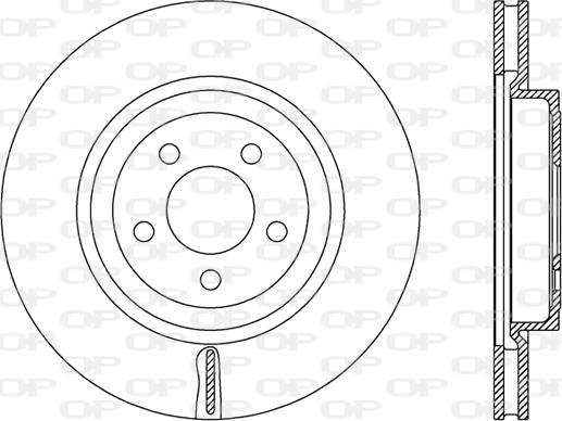 Open Parts BDR2480.20 - Гальмівний диск autocars.com.ua