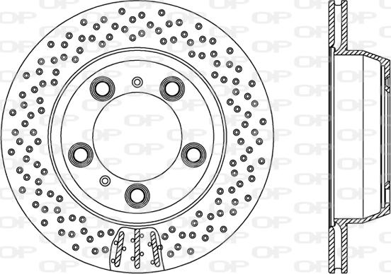 Open Parts BDR2502.25 - Гальмівний диск autocars.com.ua