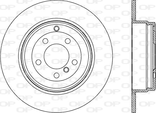 Open Parts BDR2504.10 - Гальмівний диск autocars.com.ua