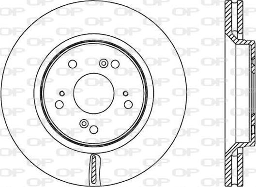 Open Parts BDR2516.20 - Тормозной диск autodnr.net