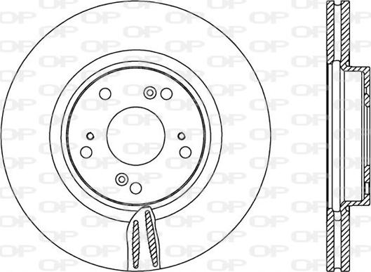 BOSCH 0986478239 - Гальмівний диск autocars.com.ua