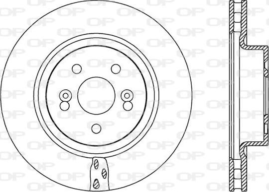 Open Parts BDR2571.20 - Гальмівний диск autocars.com.ua