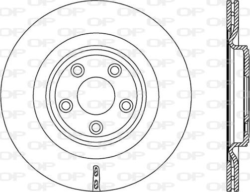 Open Parts BDR2578.20 - Гальмівний диск autocars.com.ua