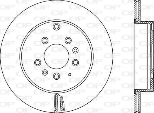 Maxgear 19-2254SPORT - Гальмівний диск autocars.com.ua