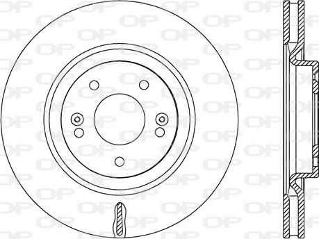 Open Parts BDR2606.20 - Гальмівний диск autocars.com.ua