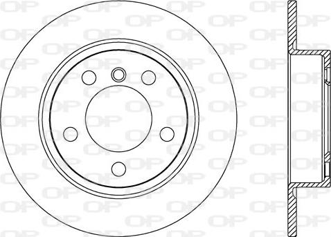 Open Parts BDR2611.10 - Гальмівний диск autocars.com.ua