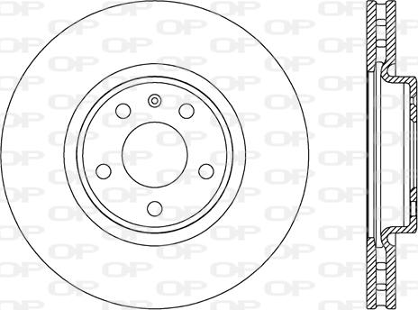 Open Parts BDR2617.20 - Гальмівний диск autocars.com.ua