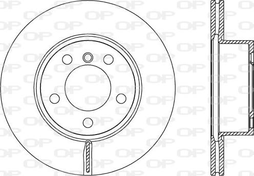 Open Parts BDR2622.20 - Гальмівний диск autocars.com.ua