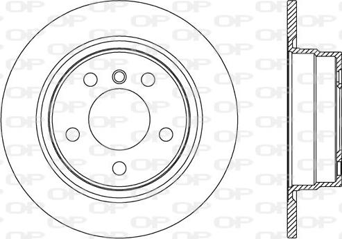 Open Parts BDR2623.10 - Гальмівний диск autocars.com.ua