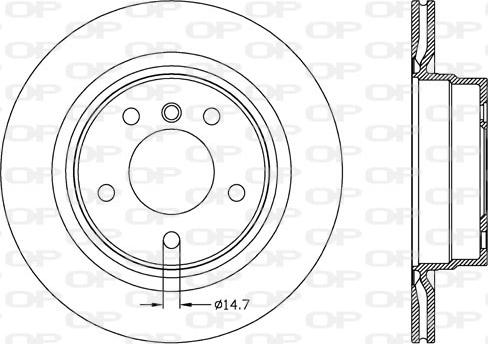 Open Parts BDR2624.20 - Гальмівний диск autocars.com.ua