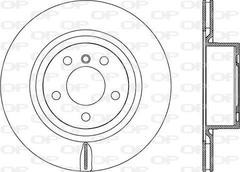 Open Parts BDR2630.20 - Гальмівний диск autocars.com.ua