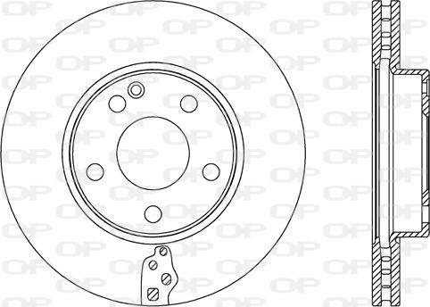 Open Parts BDR2643.20 - Гальмівний диск autocars.com.ua