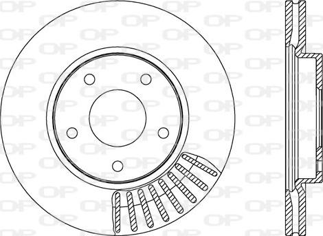 Open Parts BDR2646.20 - Гальмівний диск autocars.com.ua