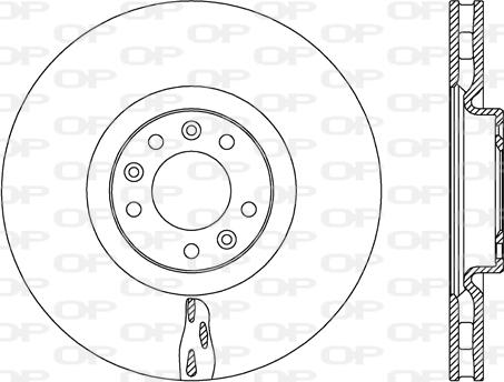 Open Parts BDR2651.20 - Гальмівний диск autocars.com.ua