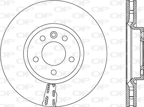 Open Parts BDR2664.20 - Гальмівний диск autocars.com.ua