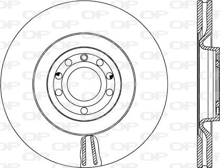 Open Parts BDR2666.20 - Гальмівний диск autocars.com.ua