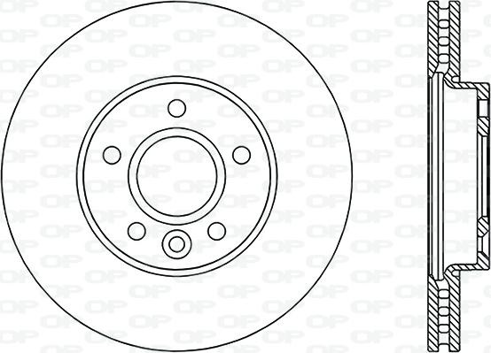 Open Parts BDR2691.20 - Гальмівний диск autocars.com.ua