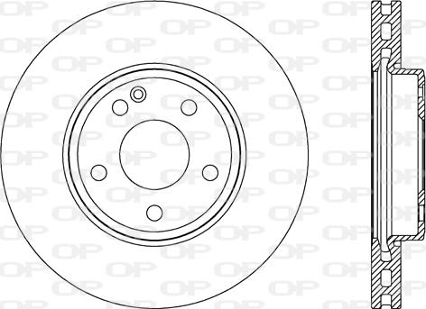 Open Parts BDR2701.20 - Гальмівний диск autocars.com.ua