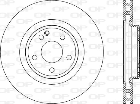 Open Parts BDR2702.20 - Гальмівний диск autocars.com.ua