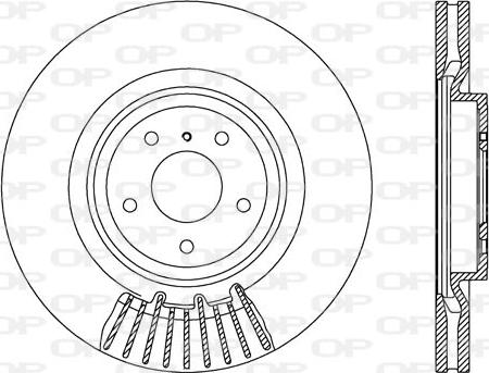 Open Parts BDR2709.20 - Гальмівний диск autocars.com.ua