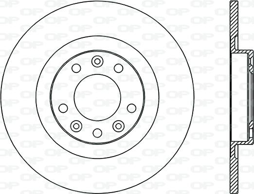 Open Parts BDR2741.10 - Гальмівний диск autocars.com.ua