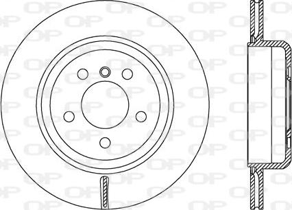 Open Parts BDR2747.20 - Гальмівний диск autocars.com.ua