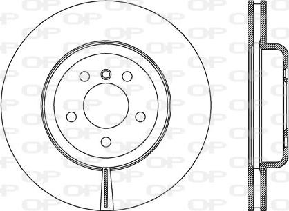 Open Parts BDR2748.20 - Гальмівний диск autocars.com.ua