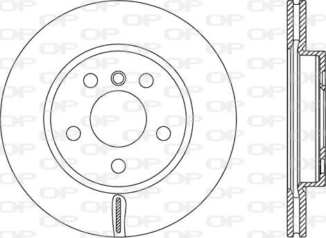 Open Parts BDR2759.20 - Гальмівний диск autocars.com.ua