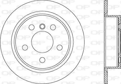 Open Parts BDR2760.10 - Гальмівний диск autocars.com.ua