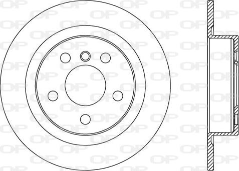 Open Parts BDR2762.10 - Гальмівний диск autocars.com.ua