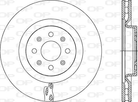 Open Parts BDR2772.20 - Тормозной диск autodnr.net