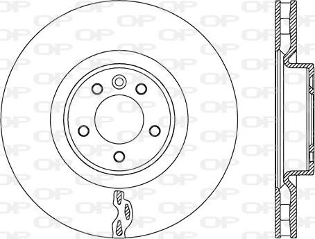 Open Parts BDR2775.20 - Гальмівний диск autocars.com.ua