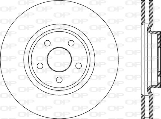 AKRON 1110633 - Гальмівний диск autocars.com.ua