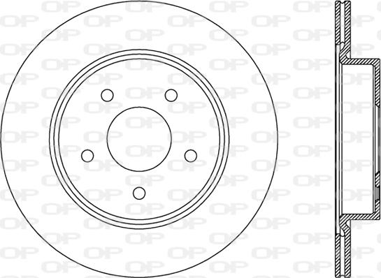 Open Parts BDR2796.20 - Гальмівний диск autocars.com.ua