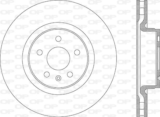 Open Parts BDR2873.20 - Гальмівний диск autocars.com.ua