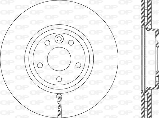 Open Parts BDR2886.20 - Гальмівний диск autocars.com.ua