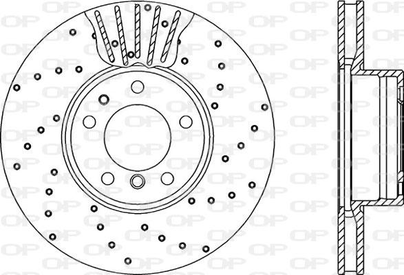 Open Parts BDRS1096.25 - Гальмівний диск autocars.com.ua