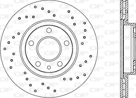 Open Parts BDRS1664.25 - Гальмівний диск autocars.com.ua