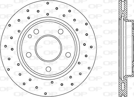 Open Parts BDRS1700.25 - Гальмівний диск autocars.com.ua