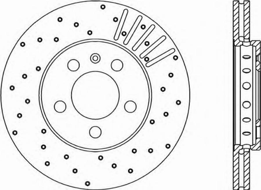 Open Parts BDRS1730.25 - Гальмівний диск autocars.com.ua