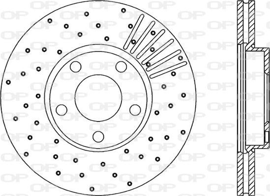 Open Parts BDRS1732.25 - Гальмівний диск autocars.com.ua