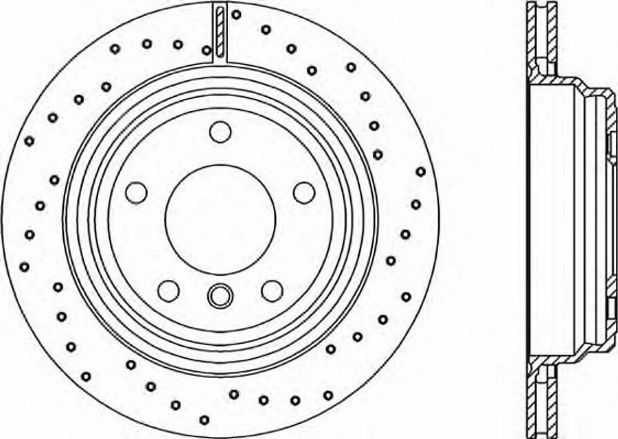 Open Parts BDRS1754.25 - Гальмівний диск autocars.com.ua