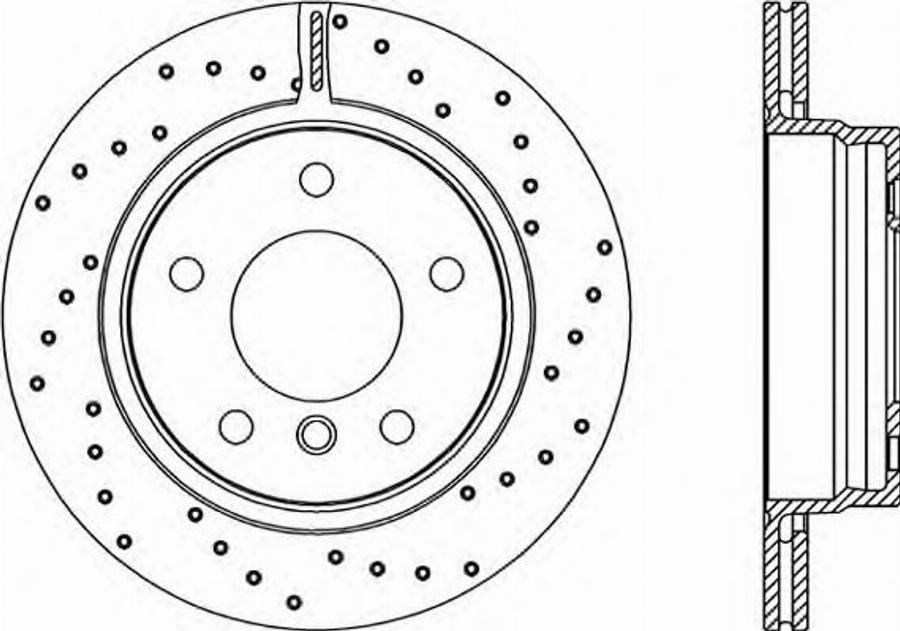 Open Parts BDRS1755.25 - Гальмівний диск autocars.com.ua