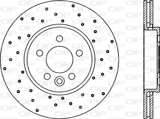 Open Parts BDRS1900.25 - Гальмівний диск autocars.com.ua