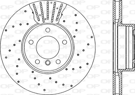 Open Parts BDRS1940.25 - Гальмівний диск autocars.com.ua