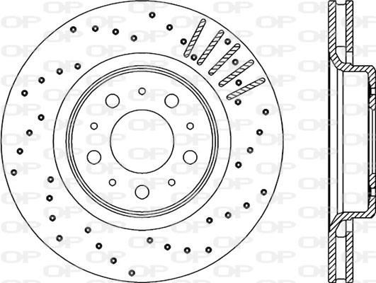 Open Parts BDRS1965.25 - Гальмівний диск autocars.com.ua