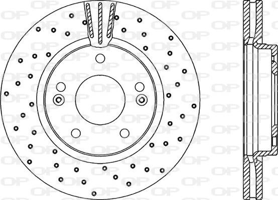 Open Parts BDRS2138.25 - Гальмівний диск autocars.com.ua