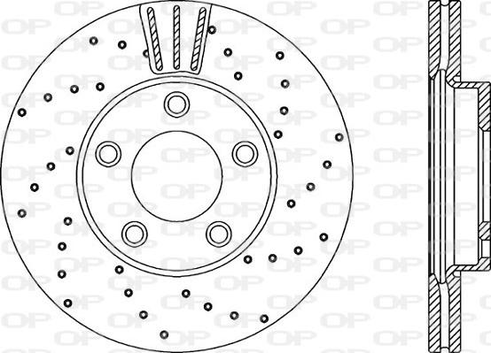 Open Parts BDRS2142.25 - Гальмівний диск autocars.com.ua