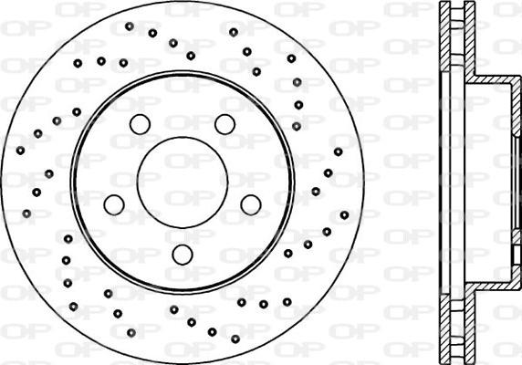 Open Parts BDRS2167.25 - Гальмівний диск autocars.com.ua