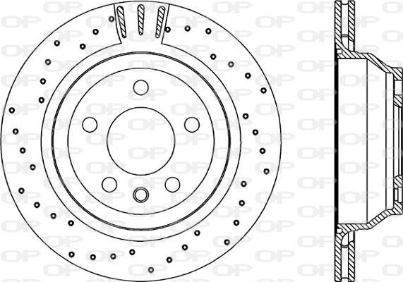 Open Parts BDRS2220.25 - Гальмівний диск autocars.com.ua